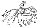 Wild West kleurplaat 11